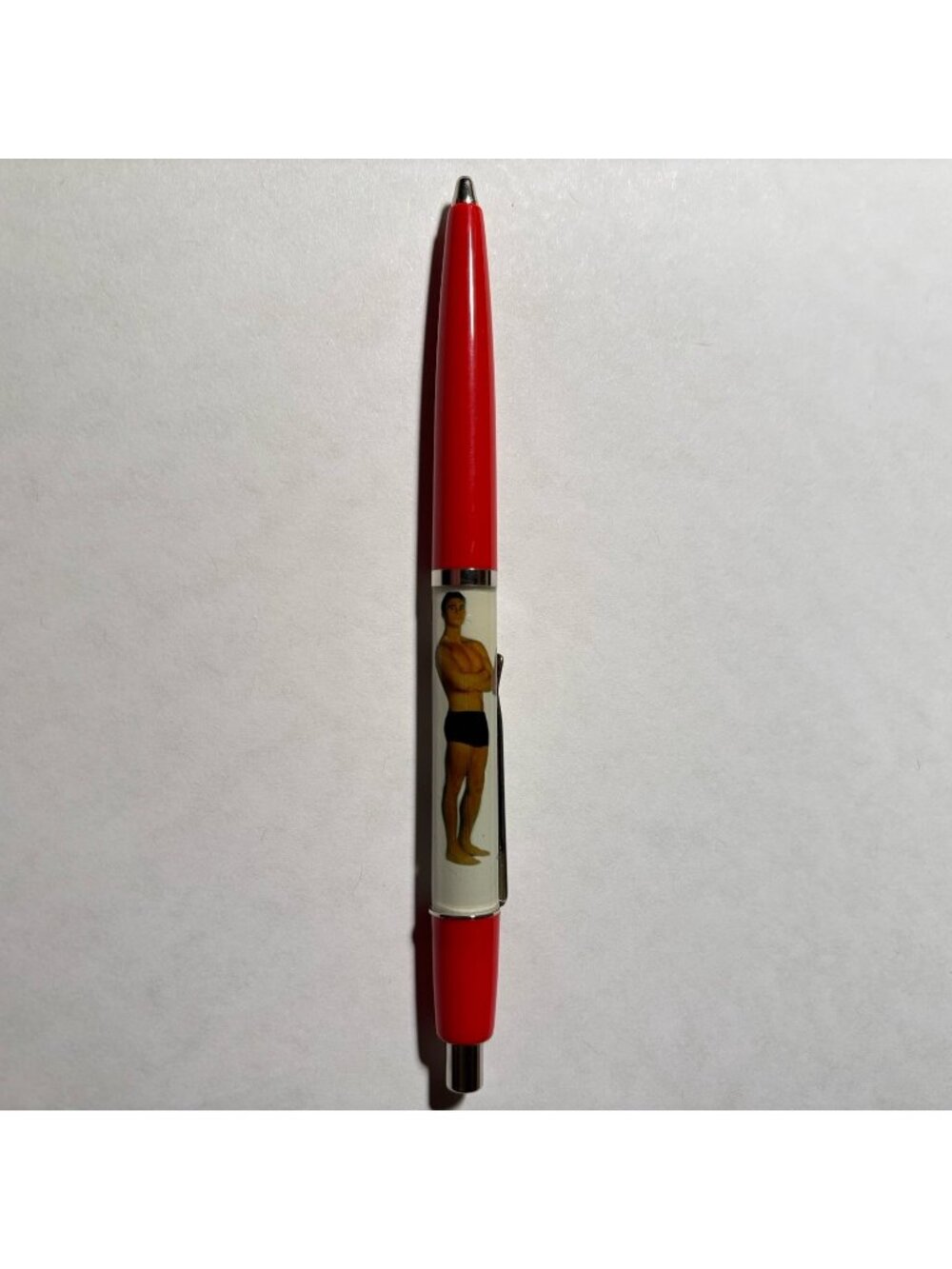 Male Stripper Floaty Pen Nude Model Naked Man Nudie Collectible Vintage Strip